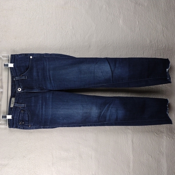 AG Adriano Goldschmied The Stilt Blue Dark Wash Cigarette Leg Ankle Jean - Picture 11 of 11